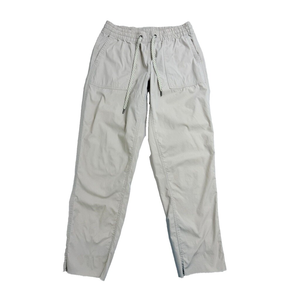 Vuori Pants Womens Small Cream Jogger Drawstring Stretch Casual Travel Lounge